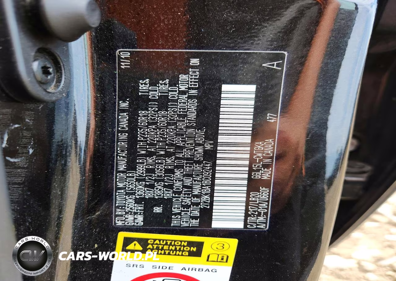 2011 Lexus Rx 350 VIN:2T2BK1BA1BC092447 - 13