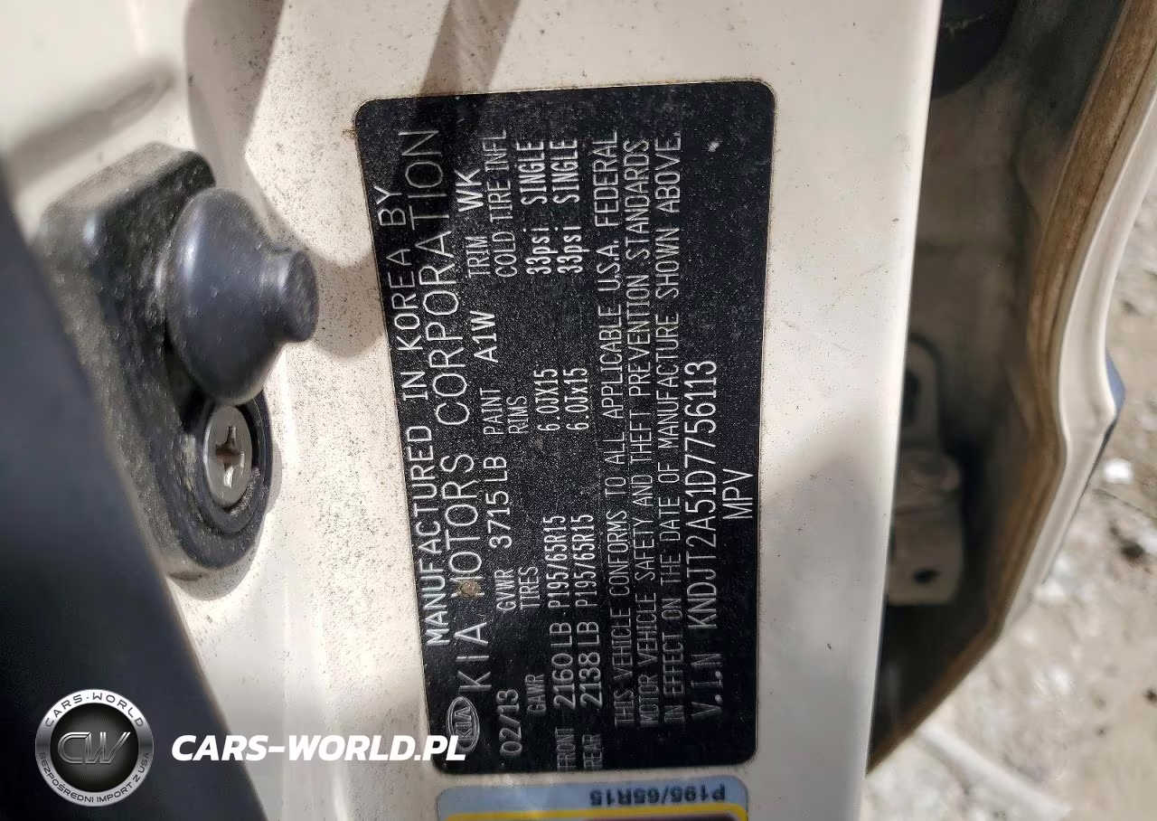 2013 Kia Soul Base VIN:KNDJT2A51D7756113 - 13