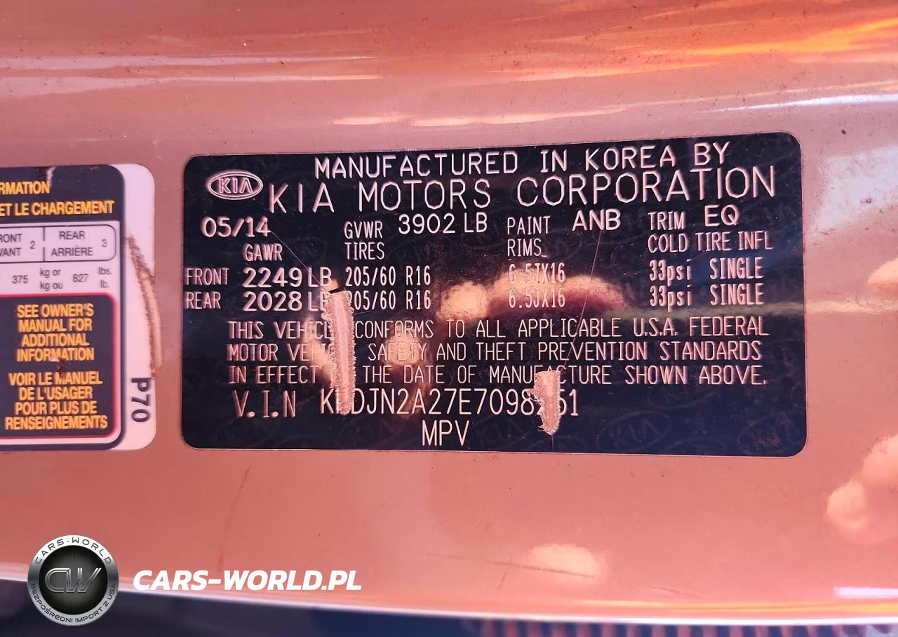 2014 Kia Soul Base VIN:KNDJN2A27E7098251 - 13
