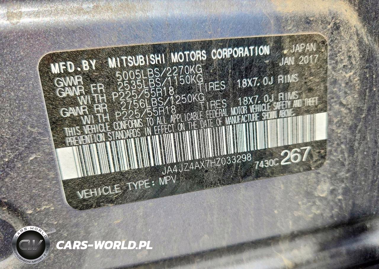 2017 Mitsubishi Outlander Gt VIN:JA4JZ4AX7HZ033298 - 13