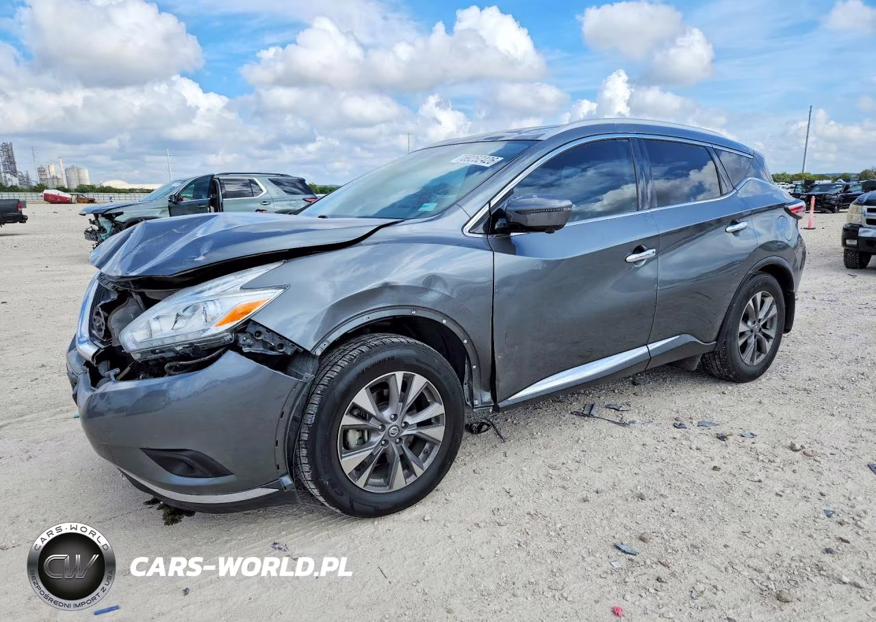 2016 Nissan Murano Sl VIN:5N1AZ2MG4GN131308 - 1