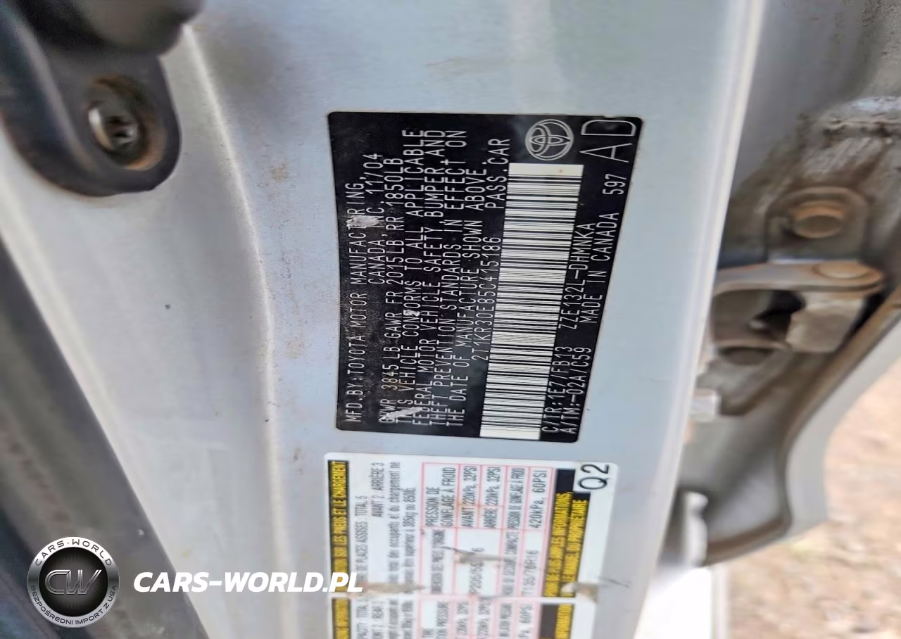 2005 Toyota Matrix Xr VIN:2T1KR30E85C415186 - 12