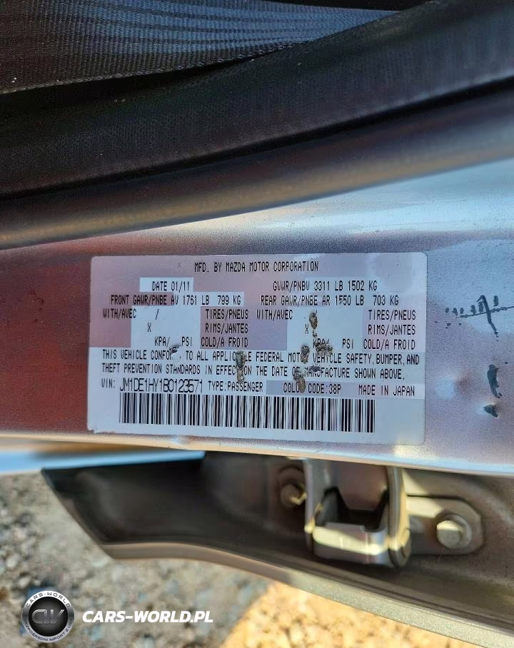 2011 Mazda Mazda2 VIN:JM1DE1HY1B0123571 - 12