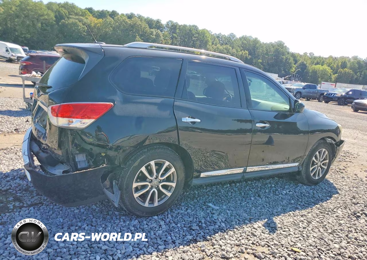 2015 Nissan Pathfinder Sl VIN:5N1AR2MN7FC677805 - 3