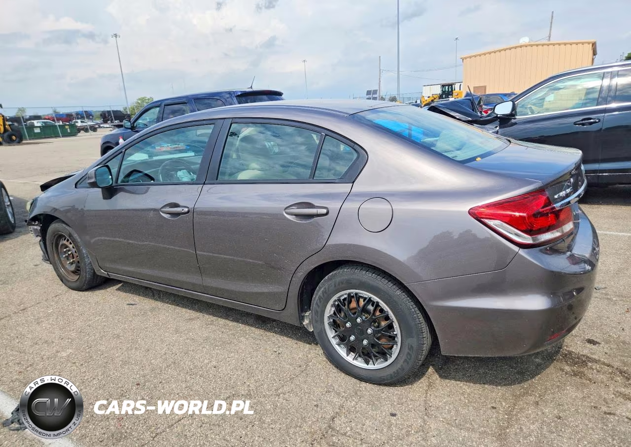 2013 Honda Civic Lx VIN:19XFB2F5XDE023396 - 2