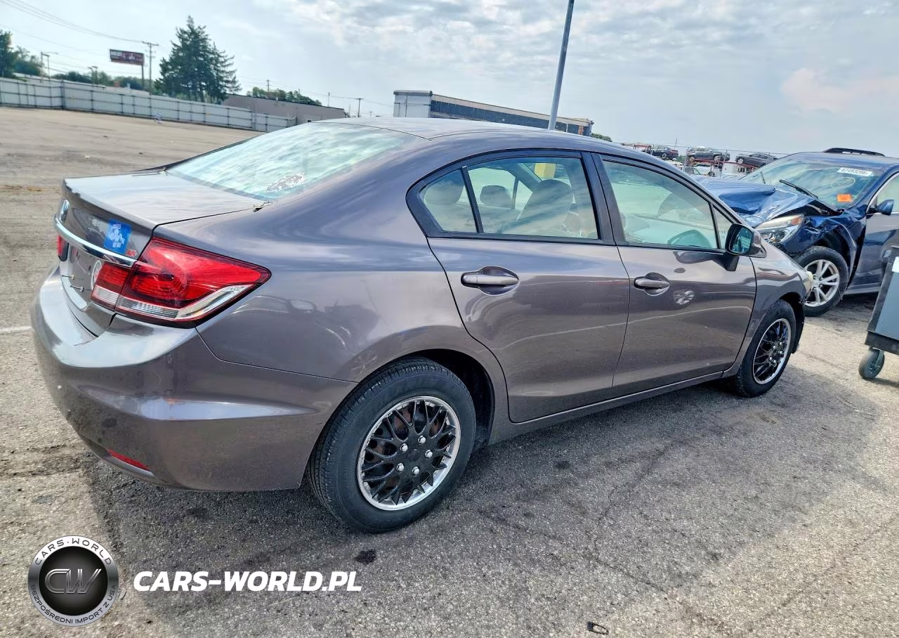 2013 Honda Civic Lx VIN:19XFB2F5XDE023396 - 3