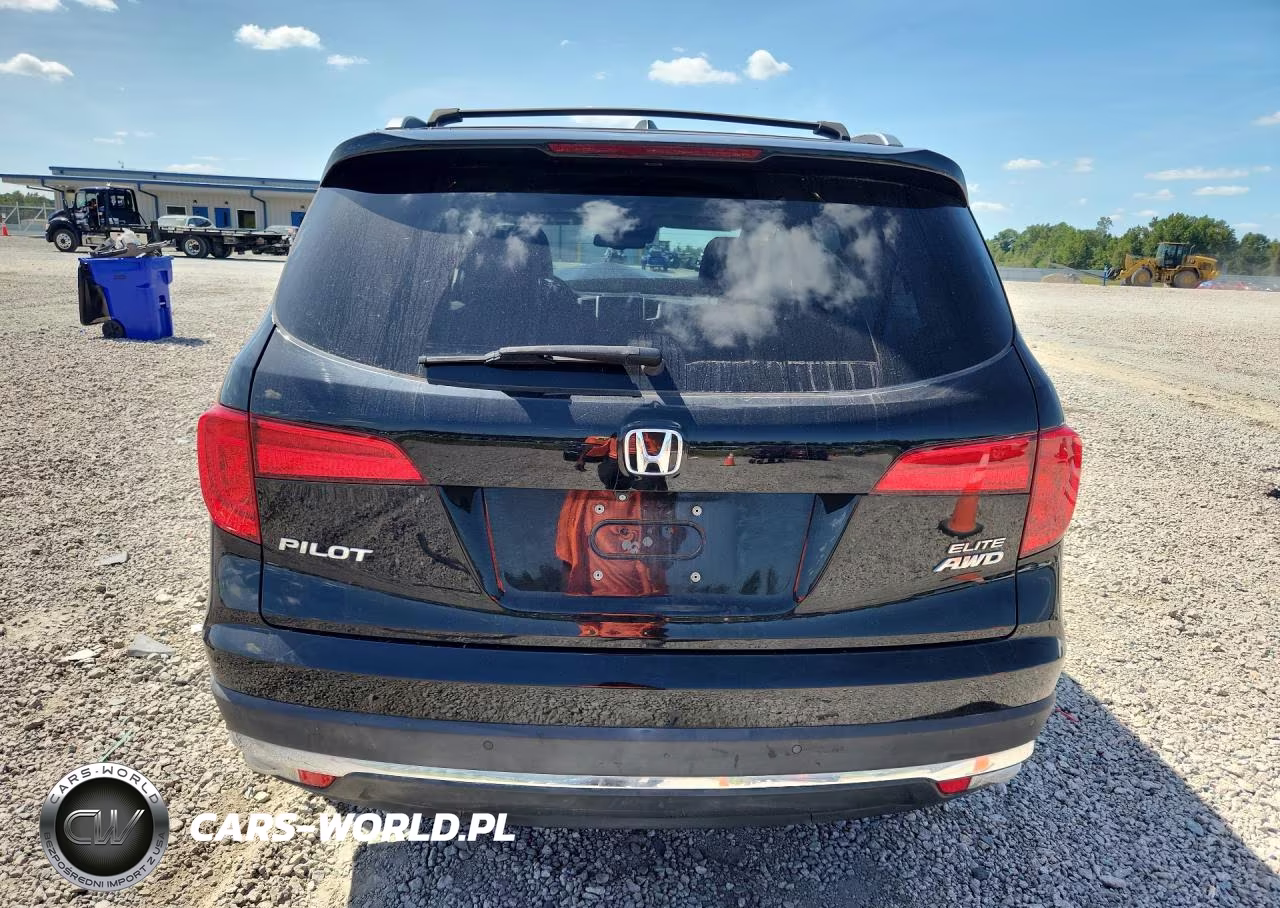 2017 Honda Pilot Elite VIN:5FNYF6H04HB001139 - 6
