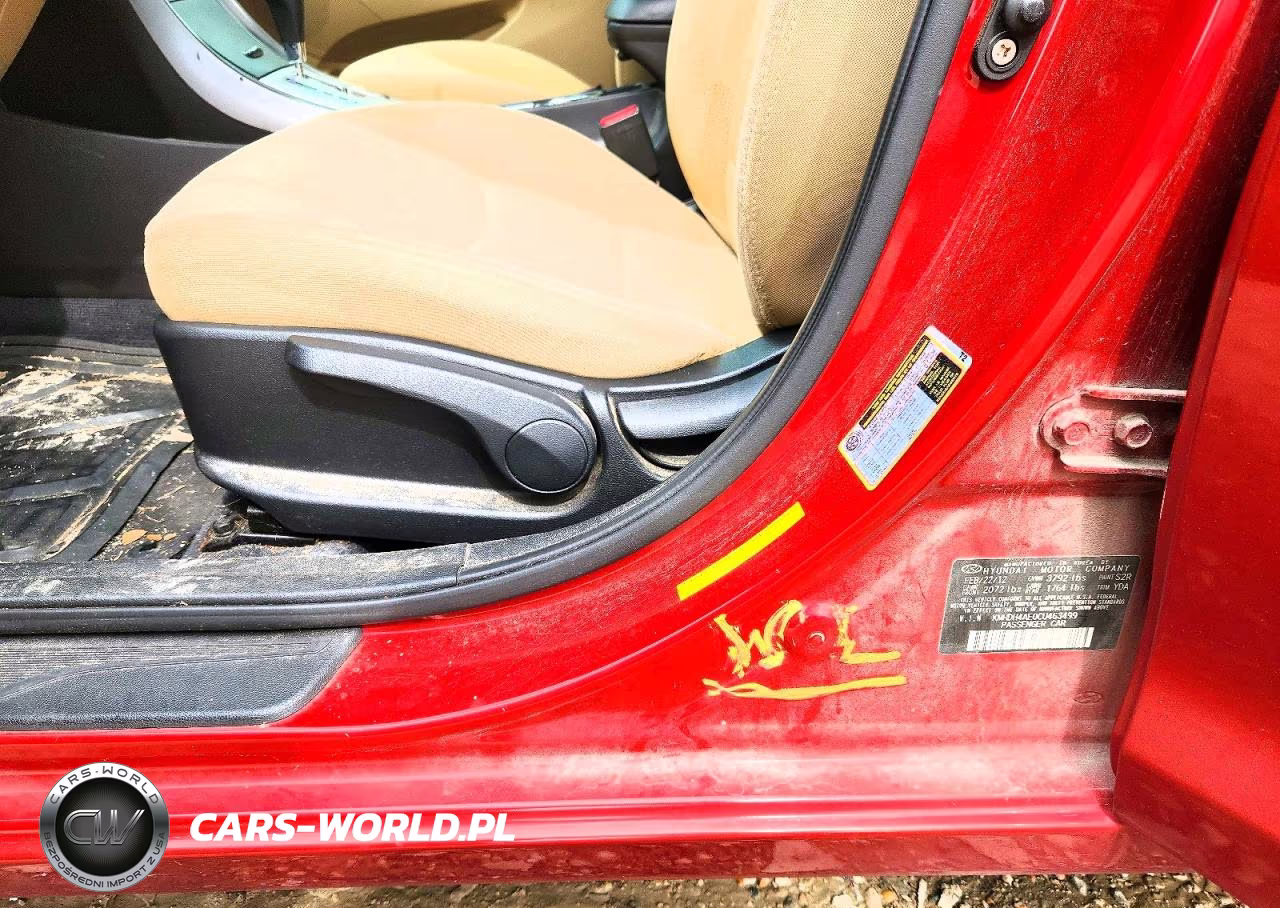 2012 Hyundai Elantra Gls VIN:KMHDH4AE0CU463499 - 12