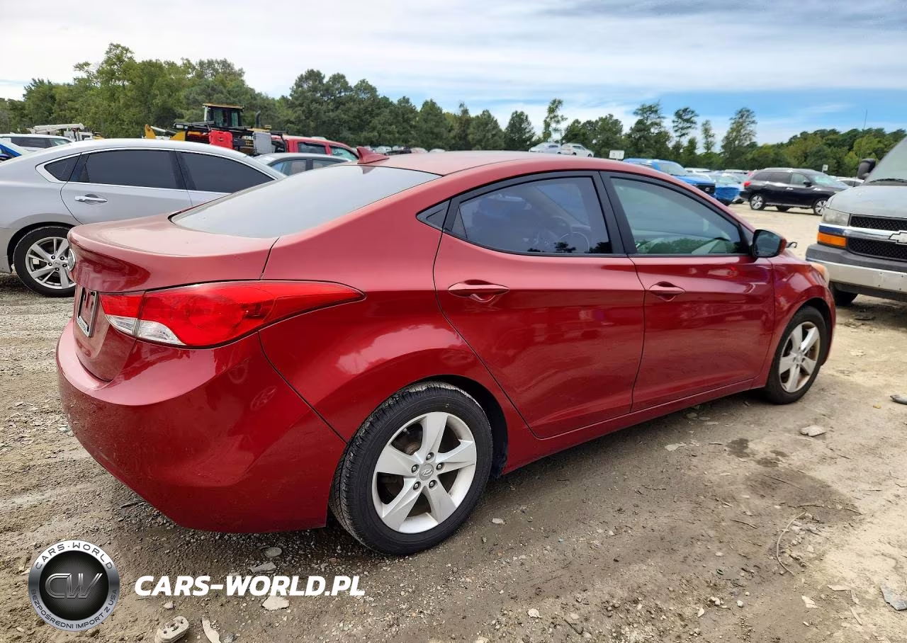 2012 Hyundai Elantra Gls VIN:KMHDH4AE0CU463499 - 3
