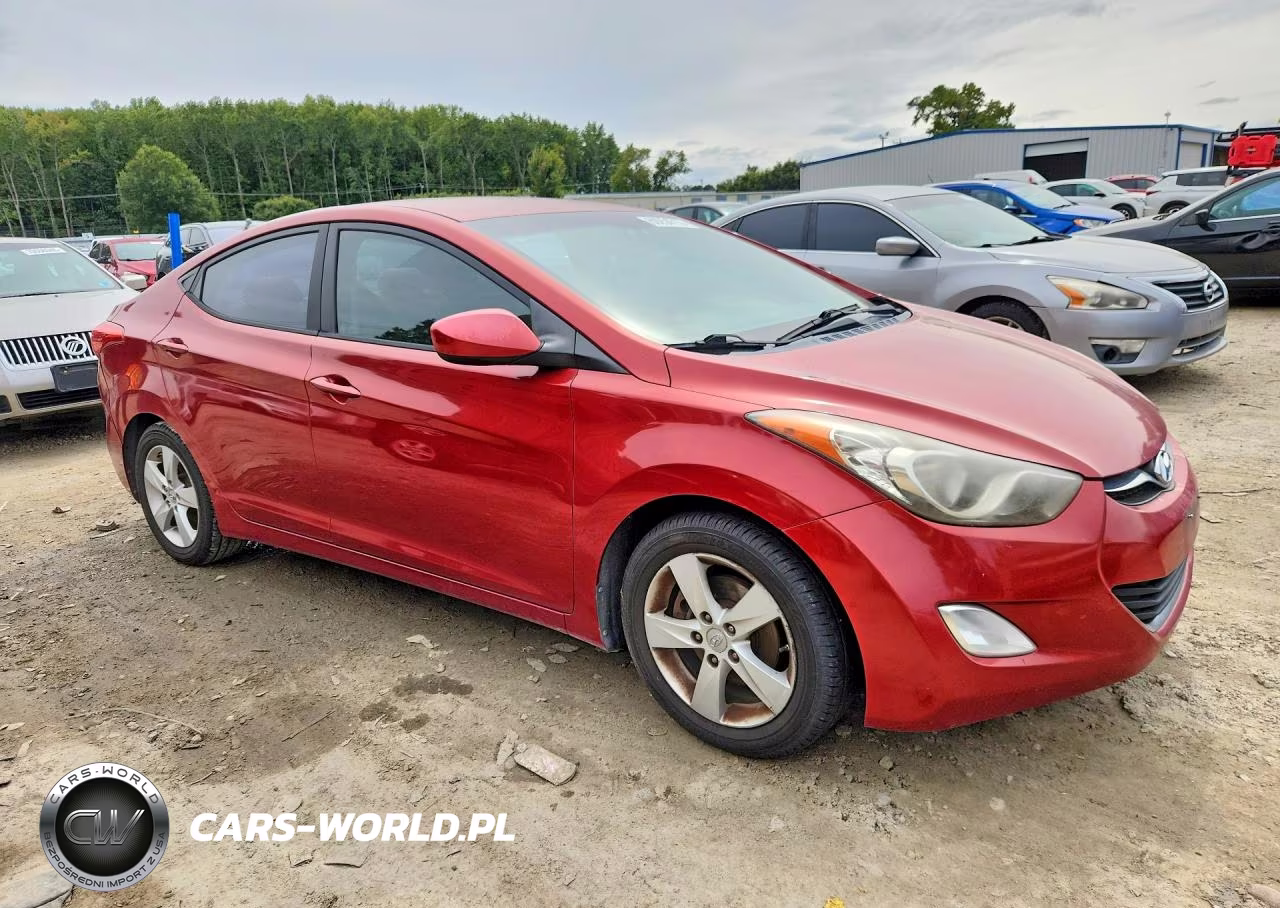 2012 Hyundai Elantra Gls VIN:KMHDH4AE0CU463499 - 4