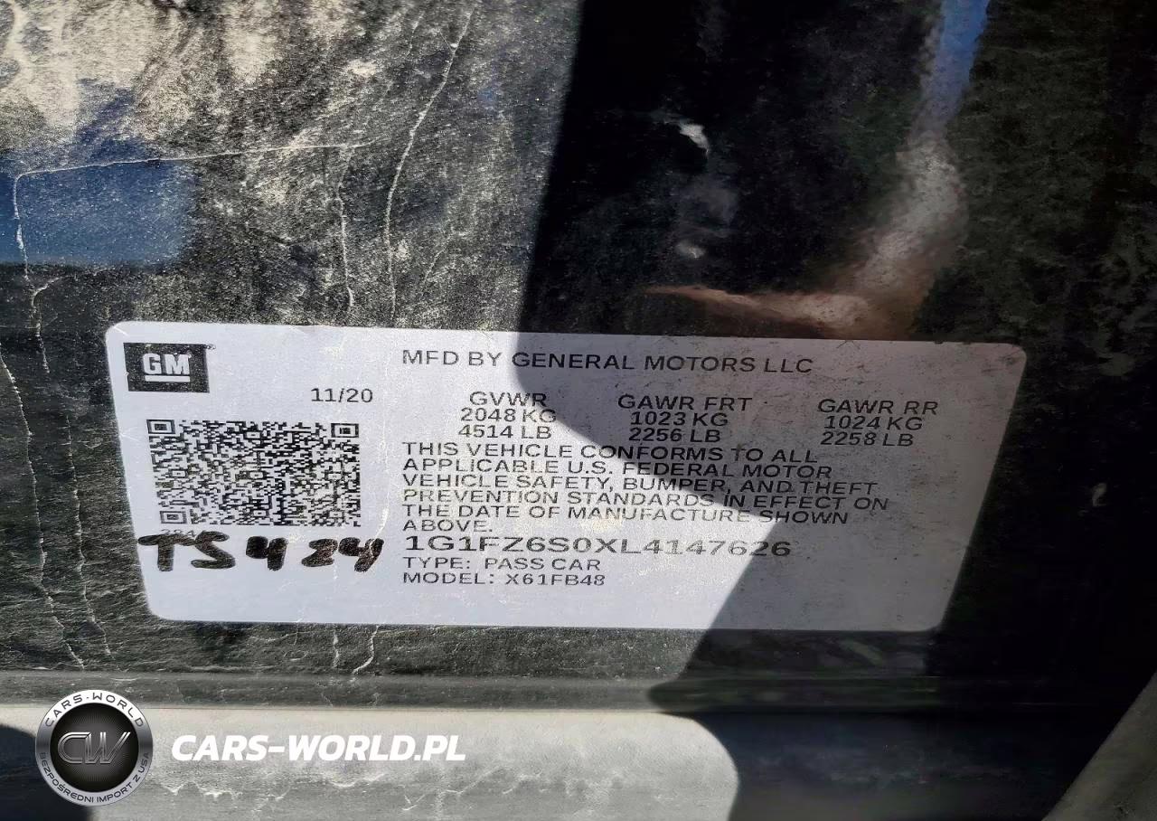 2020 Chevrolet Bolt Ev Premier VIN:1G1FZ6S0XL4147626 - 13