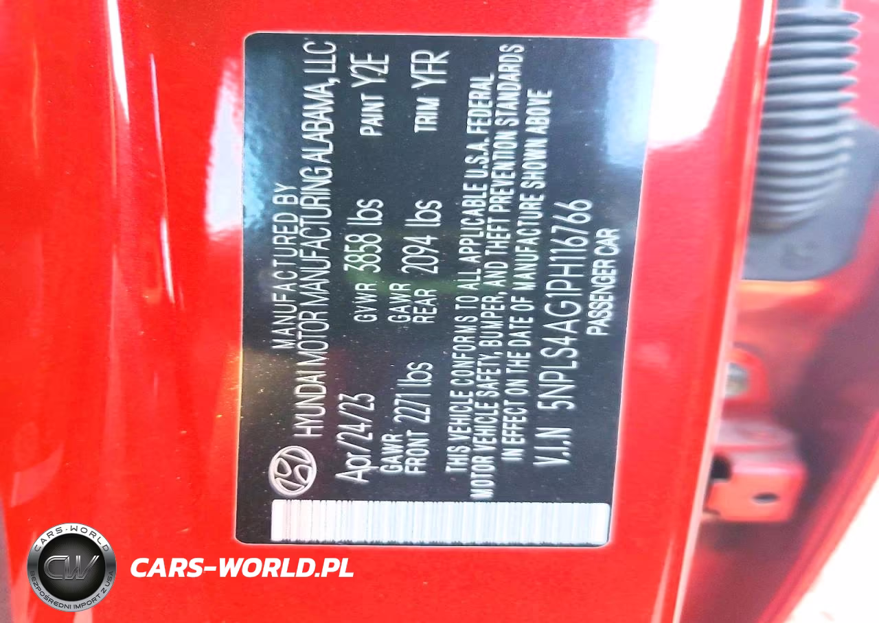 2023 Hyundai Elantra Sel VIN:5NPLS4AG1PH116766 - 12