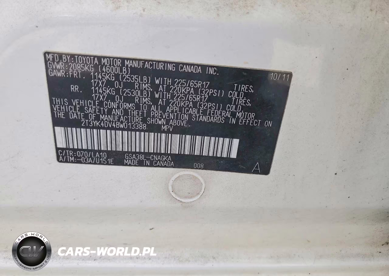 2011 Toyota Rav4 Limited VIN:2T3YK4DV4BW013388 - 14