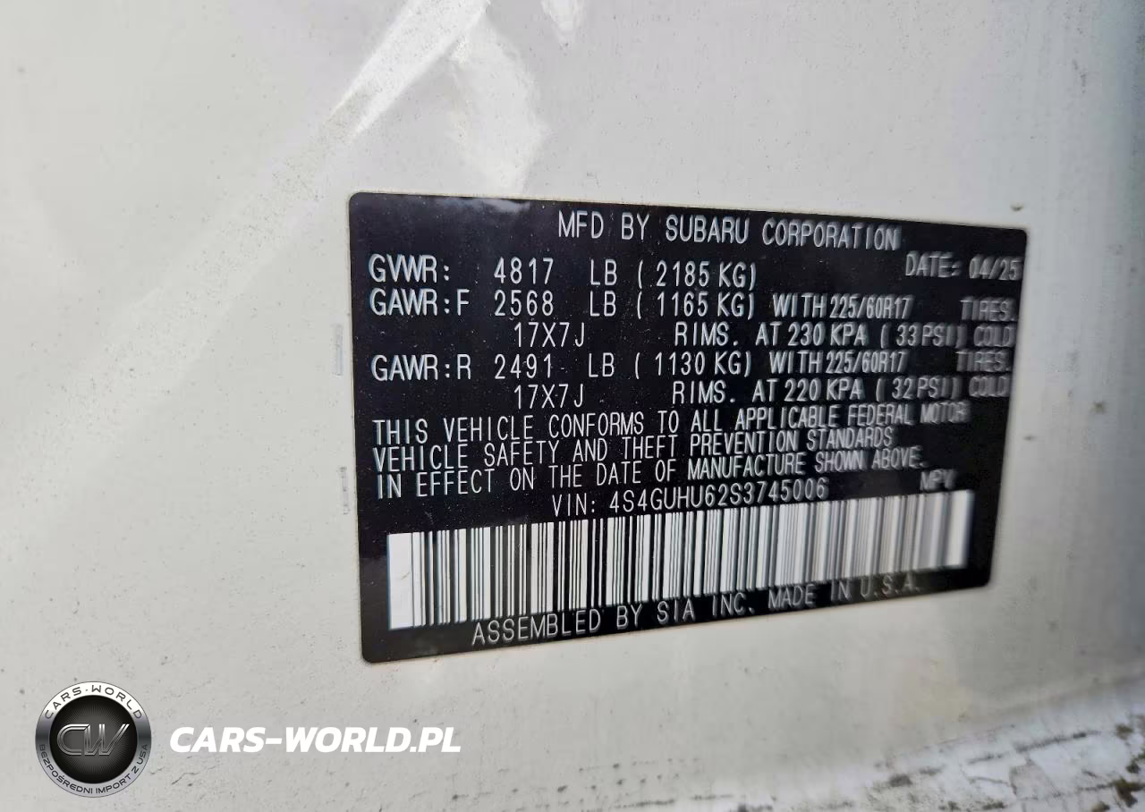 2025 Subaru Crosstrek Wilderness VIN:4S4GUHU62S3745006 - 13