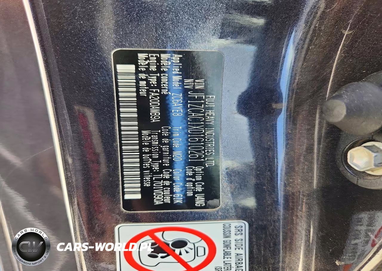2013 Subaru Brz 2.0 Limited VIN:JF1ZCAC1XD1610261 - 12