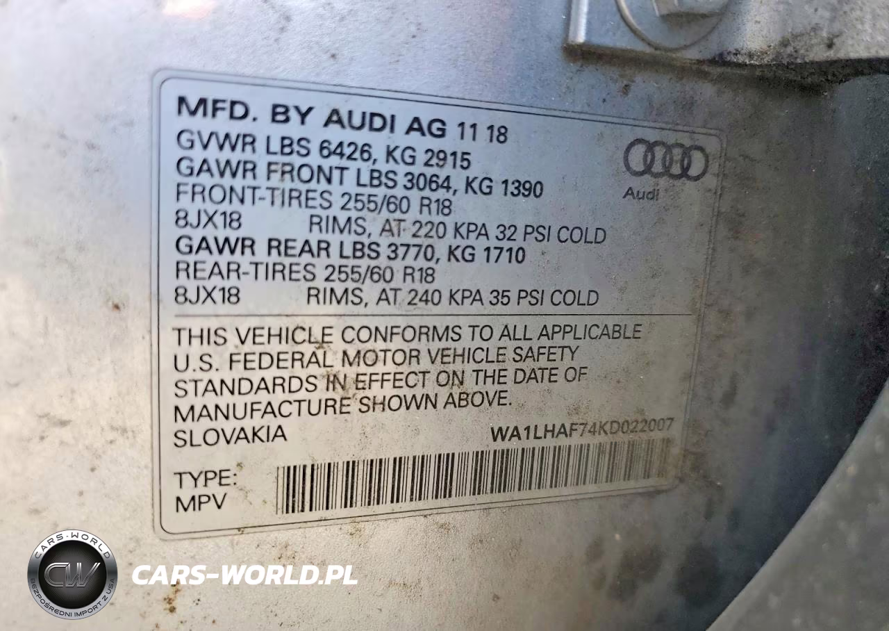 2019 Audi Q7 Premium Plus VIN:WA1LHAF74KD022007 - 14