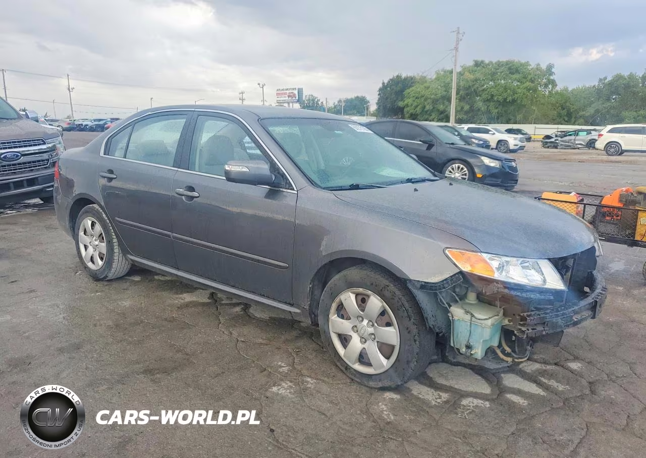 2009 Kia Optima Lx VIN:KNAGE228X95322883 - 4