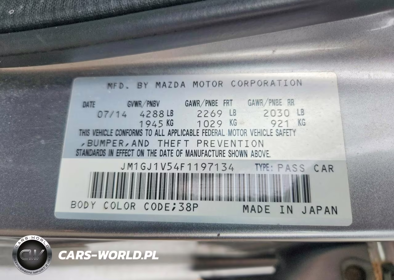 2015 Mazda 6 Touring VIN:JM1GJ1V54F1197134 - 12