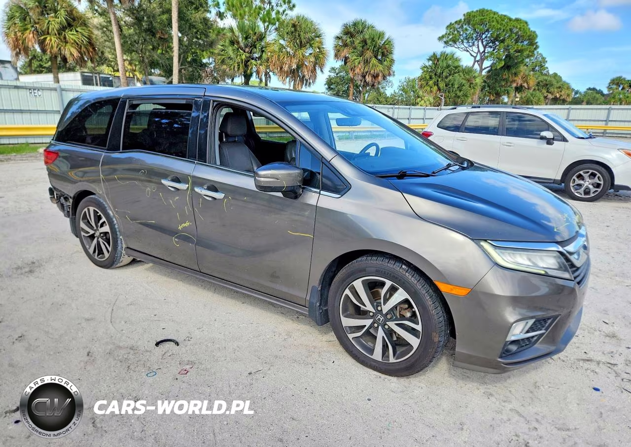 2018 Honda Odyssey Elite VIN:5FNRL6H93JB018984 - 4