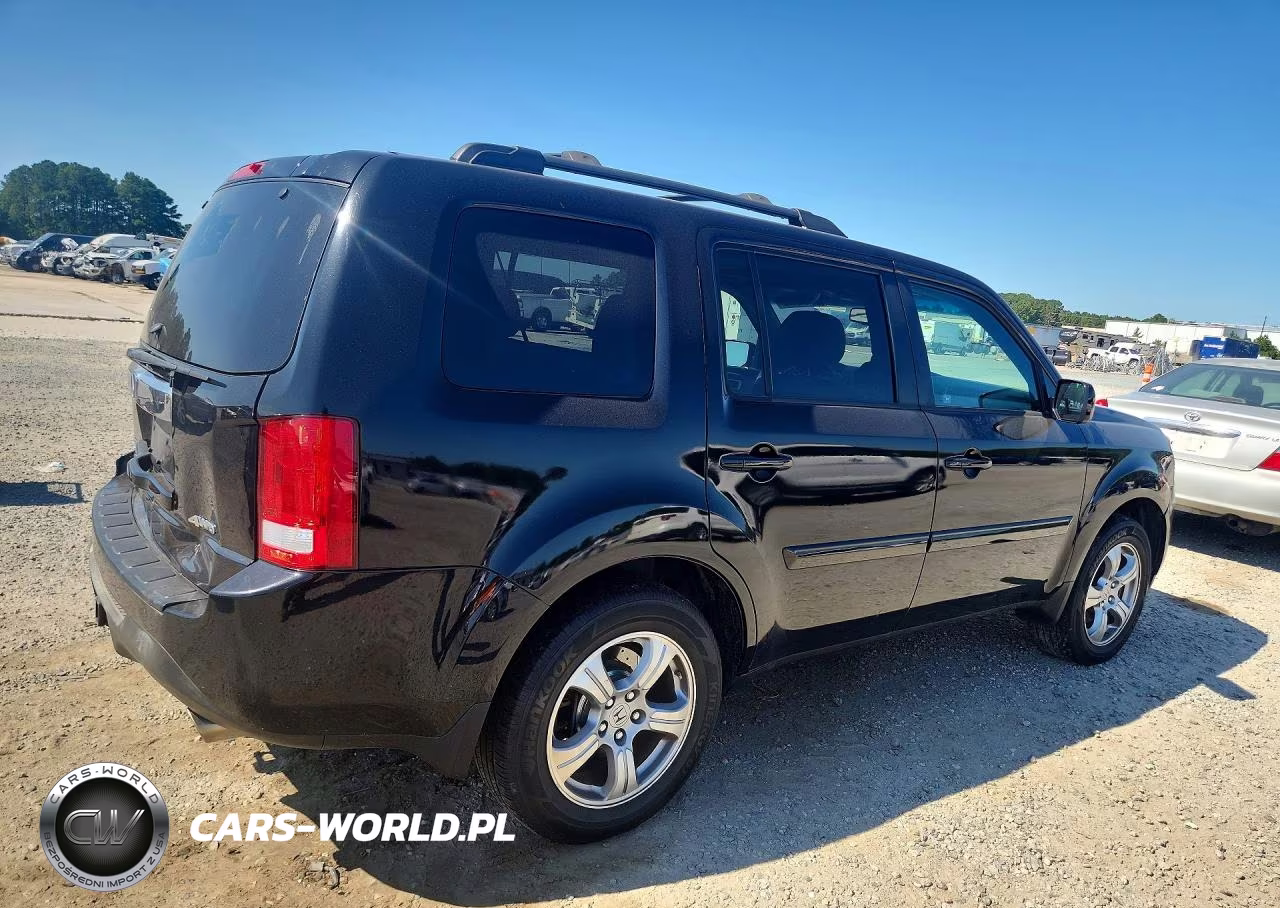 2012 Honda Pilot Exl VIN:5FNYF4H50CB012454 - 3
