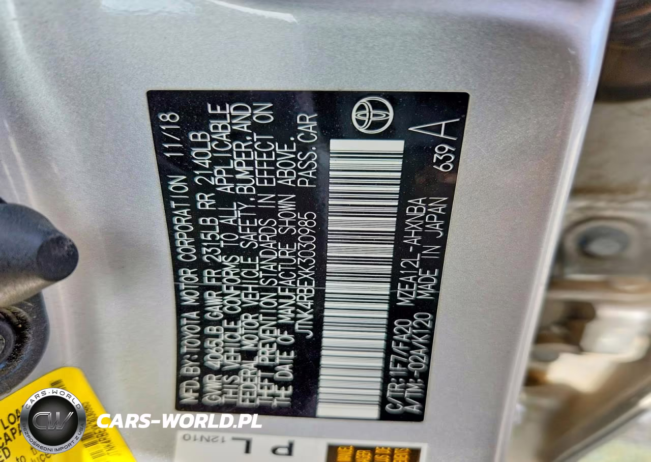 2019 Toyota Corolla Hatchback Se VIN:JTNK4RBEXK3030985 - 13