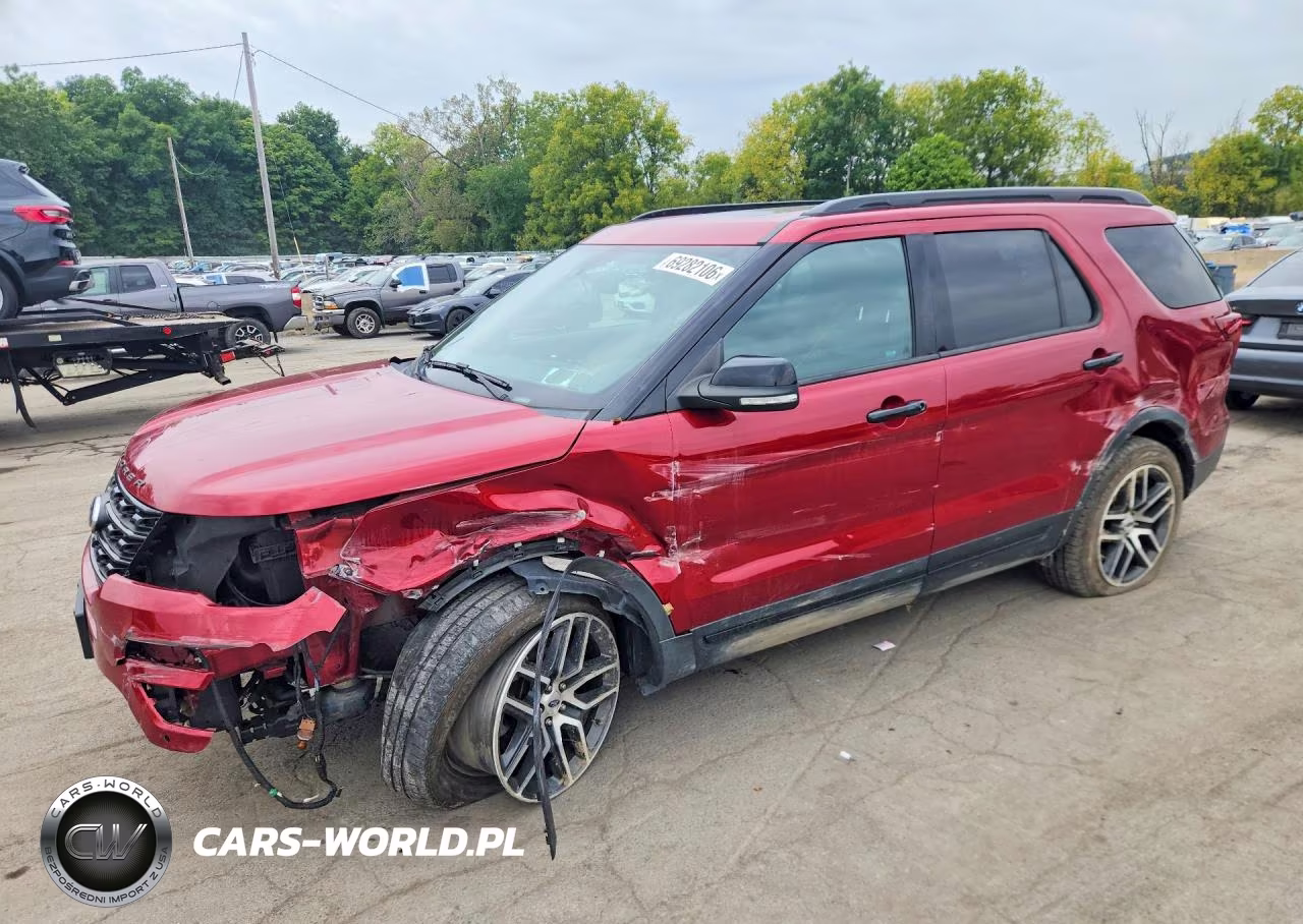 2017 Ford Explorer Sport VIN:1FM5K8GT9HGE17517 - 1
