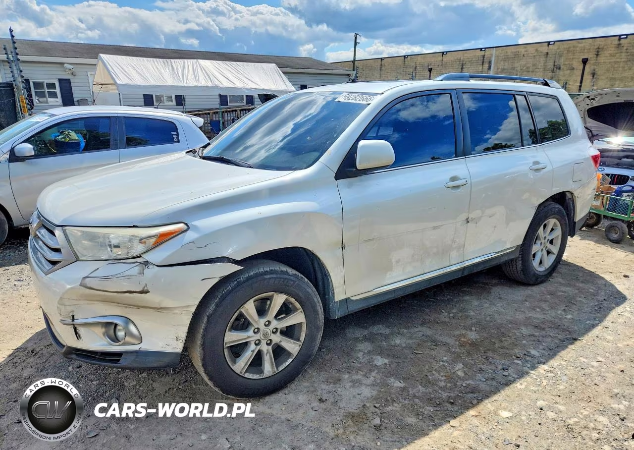 2013 Toyota Highlander Se VIN:5TDZK3EHXDS112812 - 1