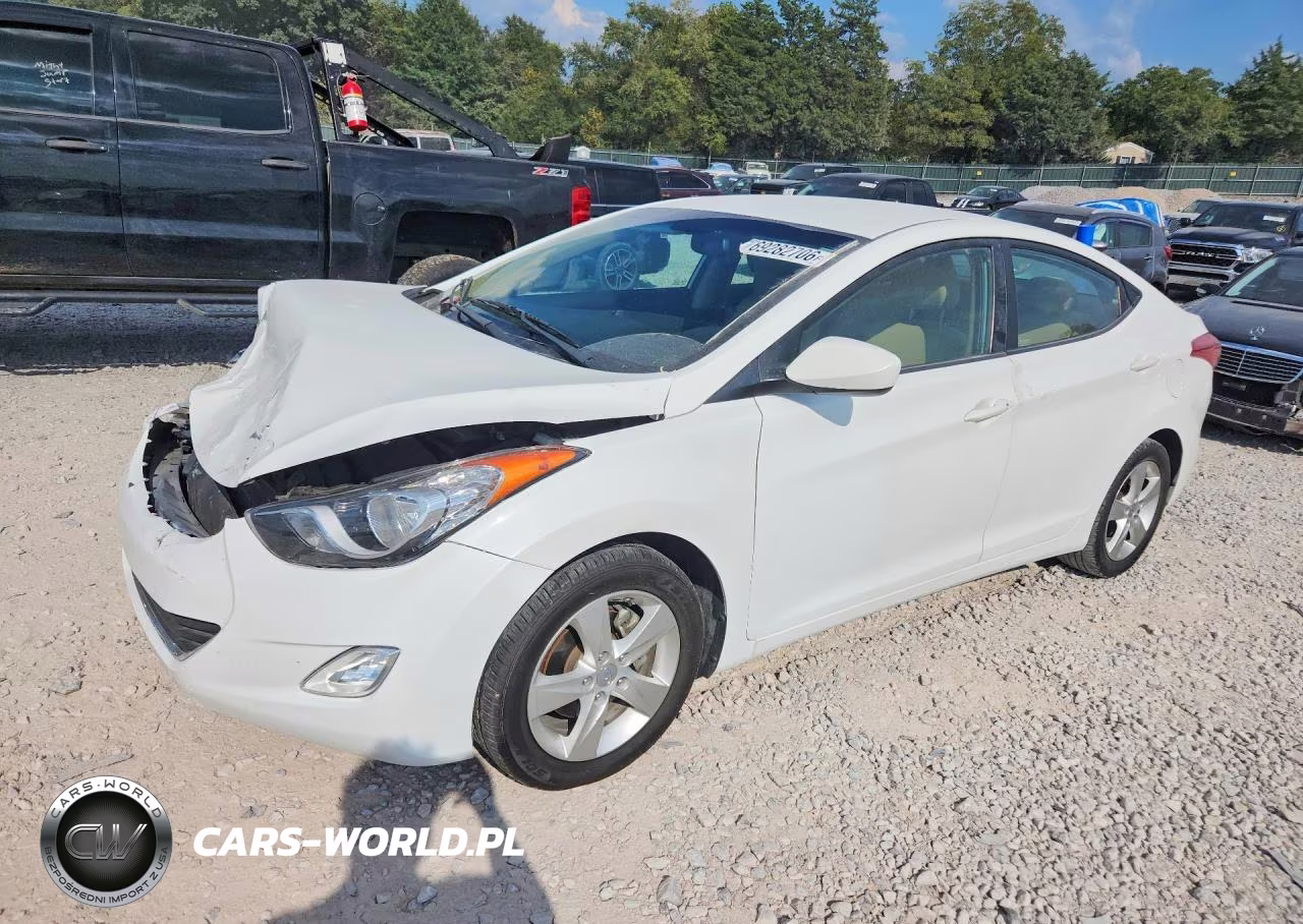 2012 Hyundai Elantra Gls VIN:5NPDH4AE2CH083885 - 1