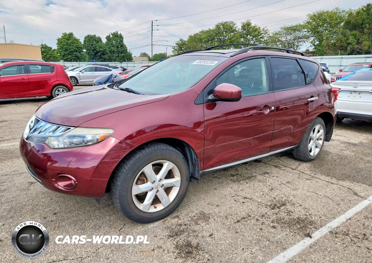 2009 Nissan Murano S VIN:JN8AZ18W39W103551 - 1