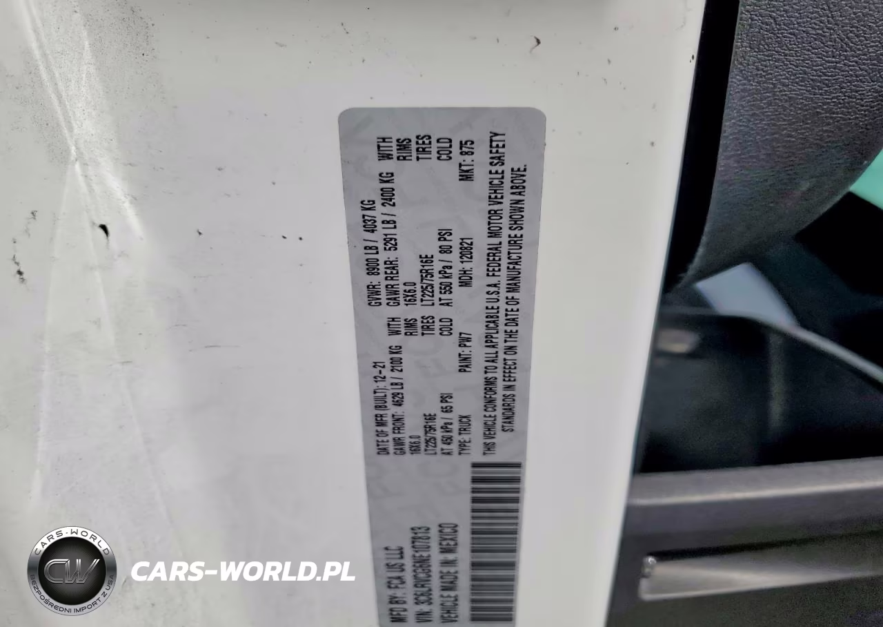 2022 Ram Promaster 2500 2500 High VIN:3C6LRVCG6NE107813 - 13