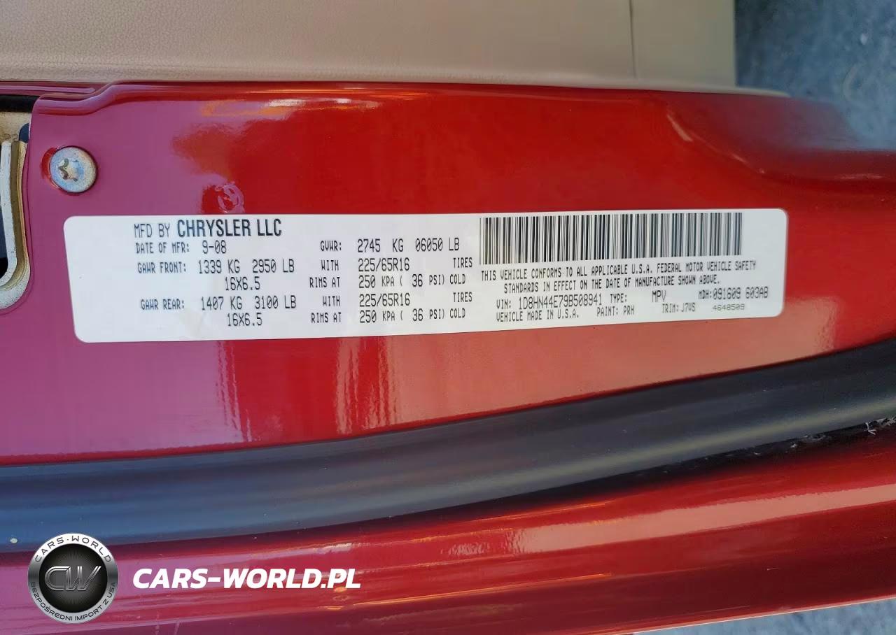 2009 Dodge Grand Caravan Se VIN:1D8HN44E79B508941 - 13