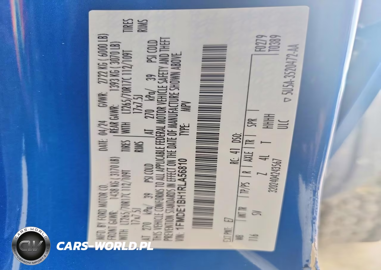 2024 Ford Bronco Black Diamond VIN:1FMDE1BH1RLA56810 - 13