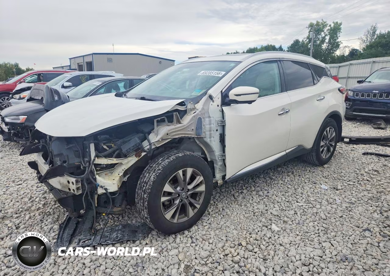 2017 Nissan Murano Sl VIN:5N1AZ2MH4HN153528 - 1