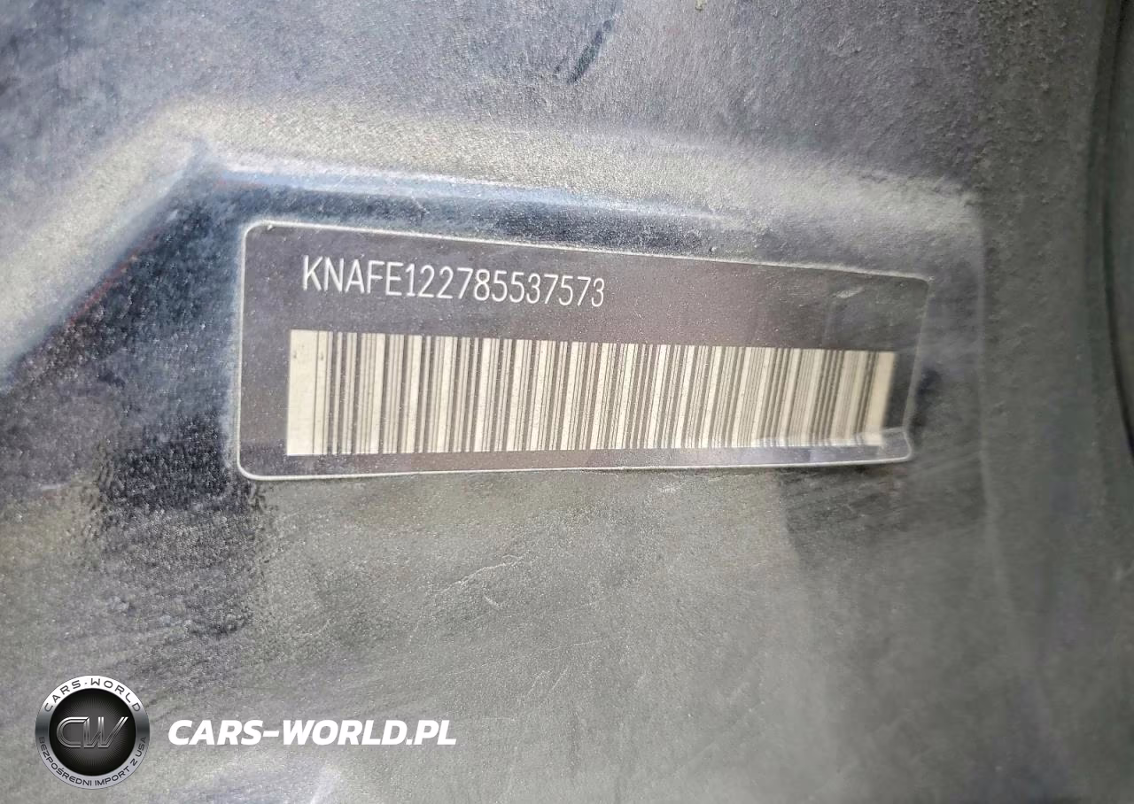 2008 Kia Spectra Lx VIN:KNAFE122785537573 - 12