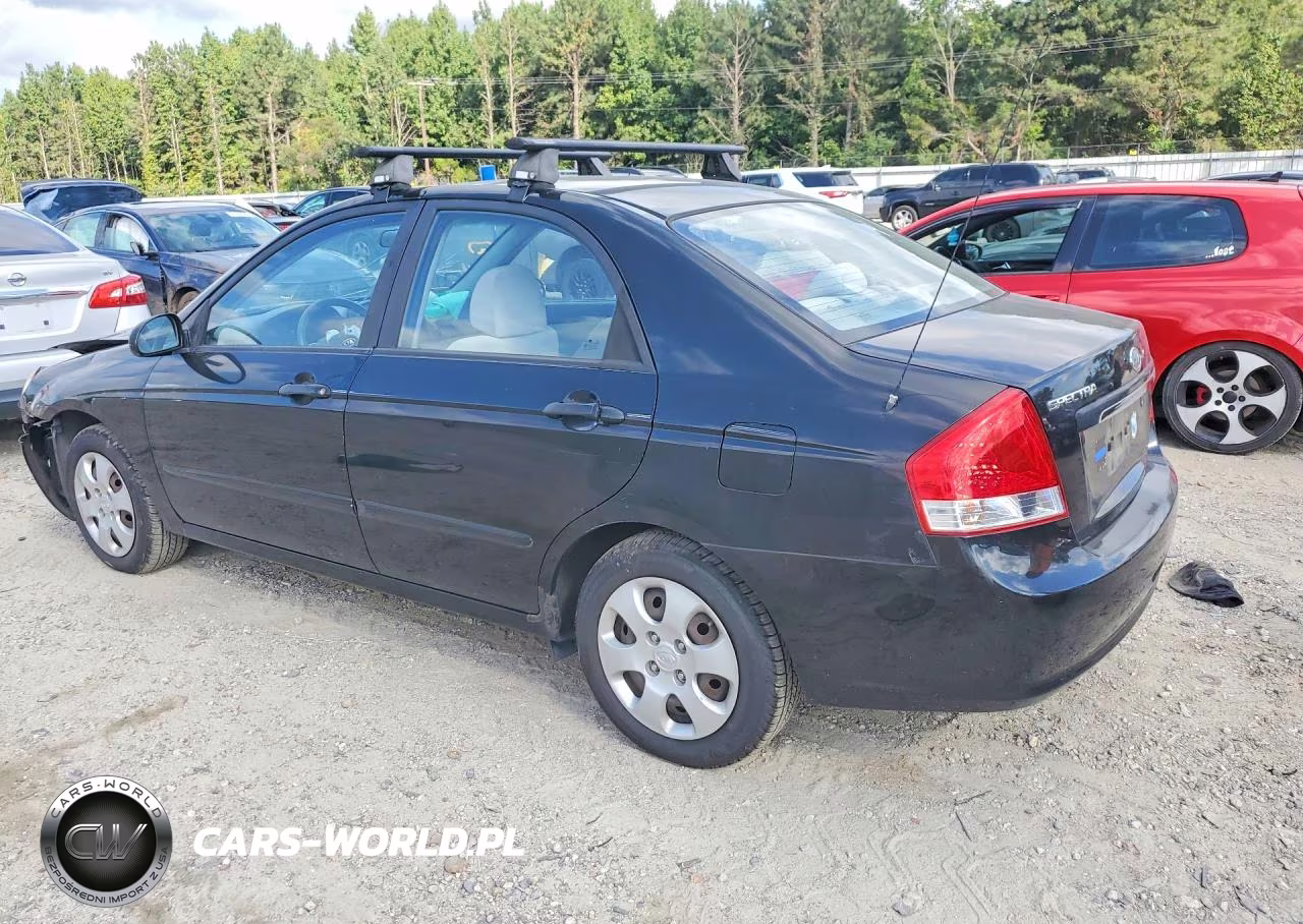 2008 Kia Spectra Lx VIN:KNAFE122785537573 - 2