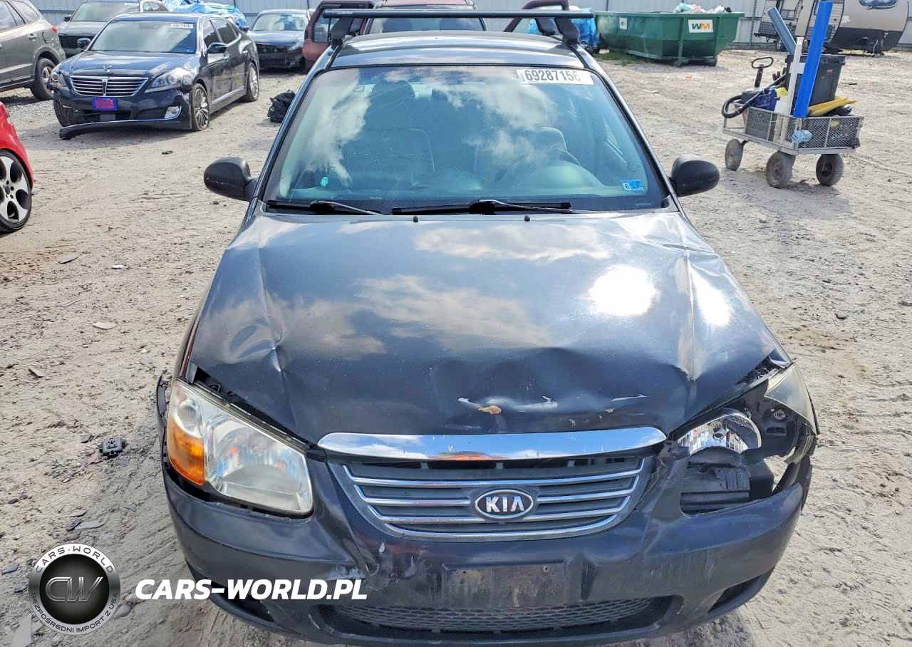 2008 Kia Spectra Lx VIN:KNAFE122785537573 - 5