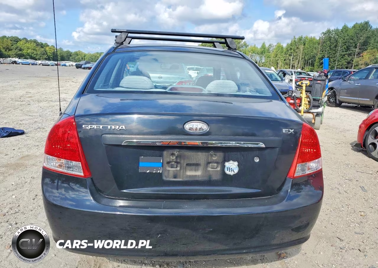2008 Kia Spectra Lx VIN:KNAFE122785537573 - 6