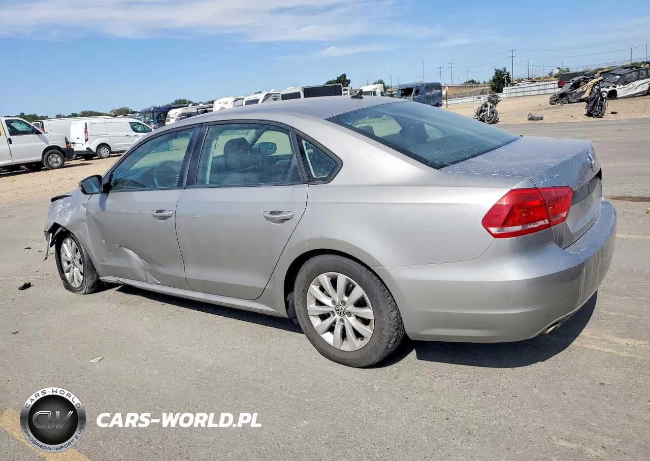 2013 Volkswagen Passat S VIN:1VWAP7A33DC050717 - 2