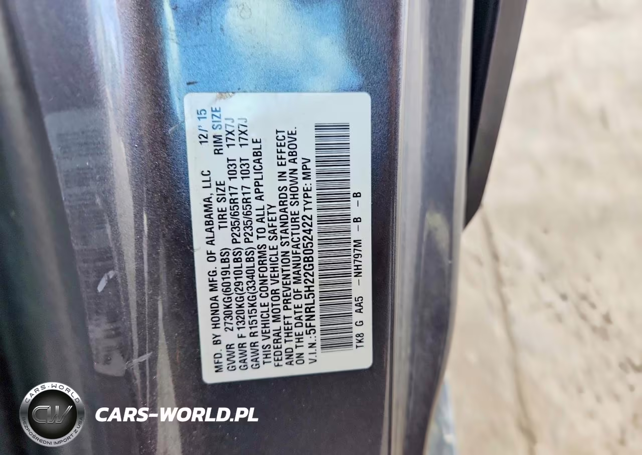2016 Honda Odyssey Lx VIN:5FNRL5H22GB052422 - 13