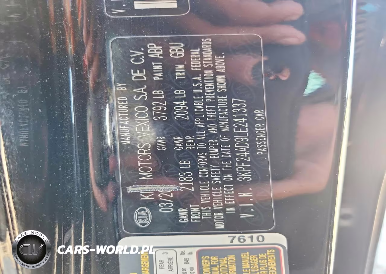 2020 Kia Forte Lxs VIN:3KPF24AD9LE241337 - 12