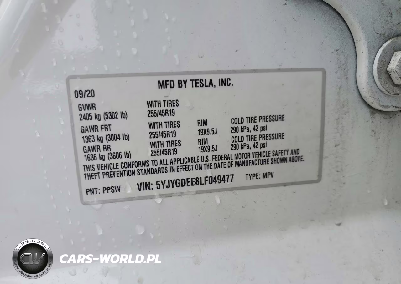 2020 Tesla Model Y VIN:5YJYGDEE8LF049477 - 13