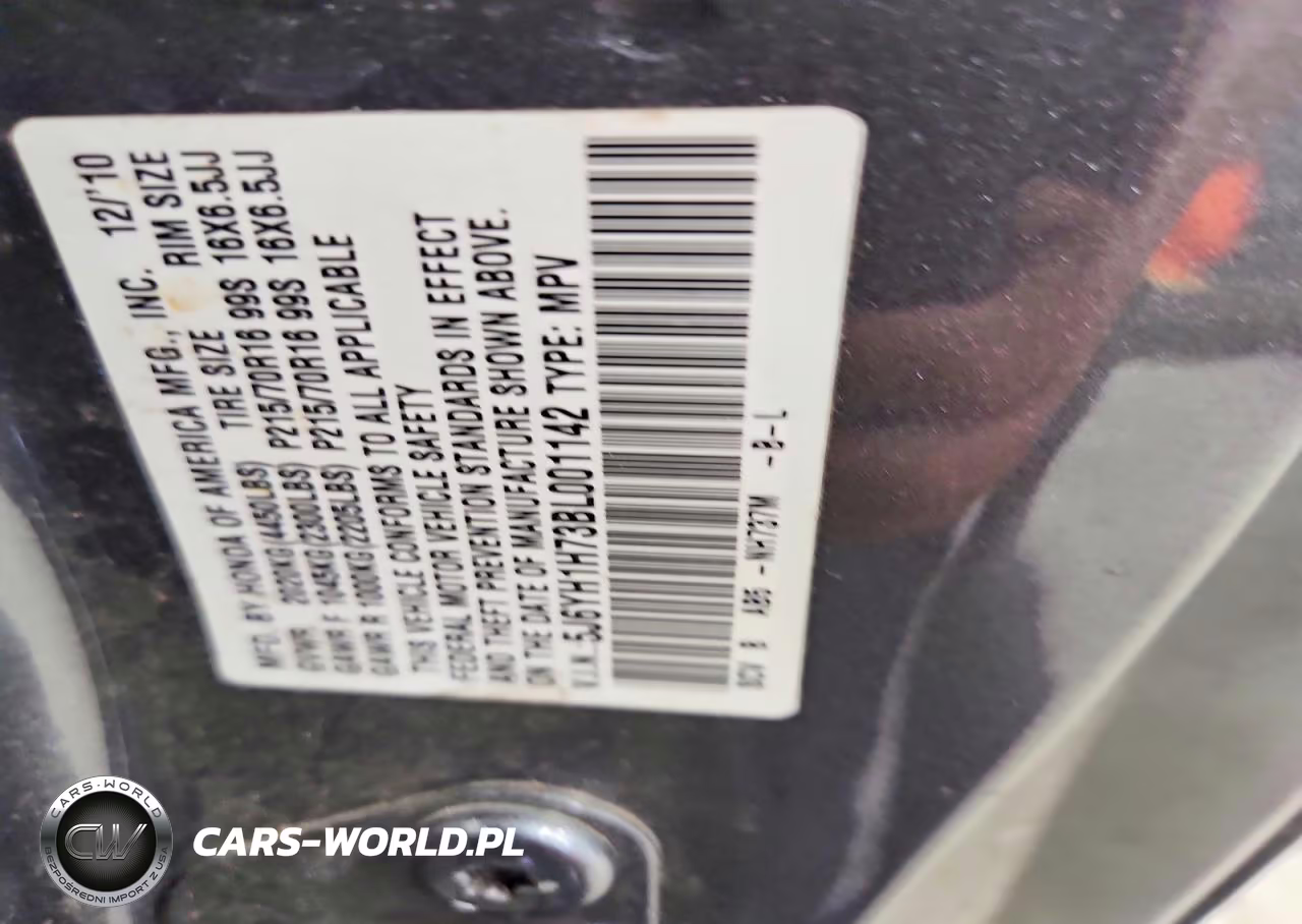 2011 Honda Element Ex VIN:5J6YH1H73BL001142 - 13