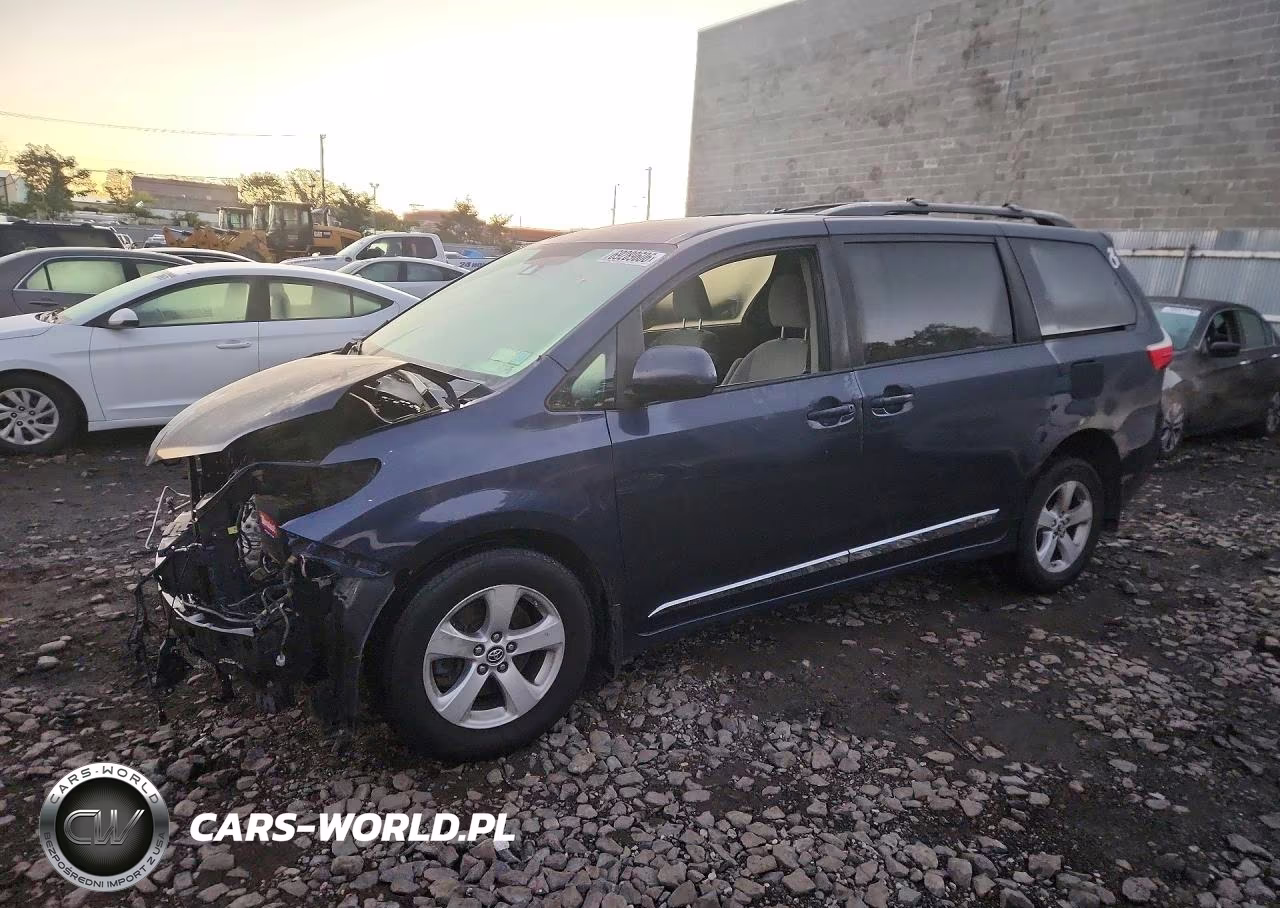 2020 Toyota Sienna Le VIN:5TDKZ3DC3LS022385 - 1