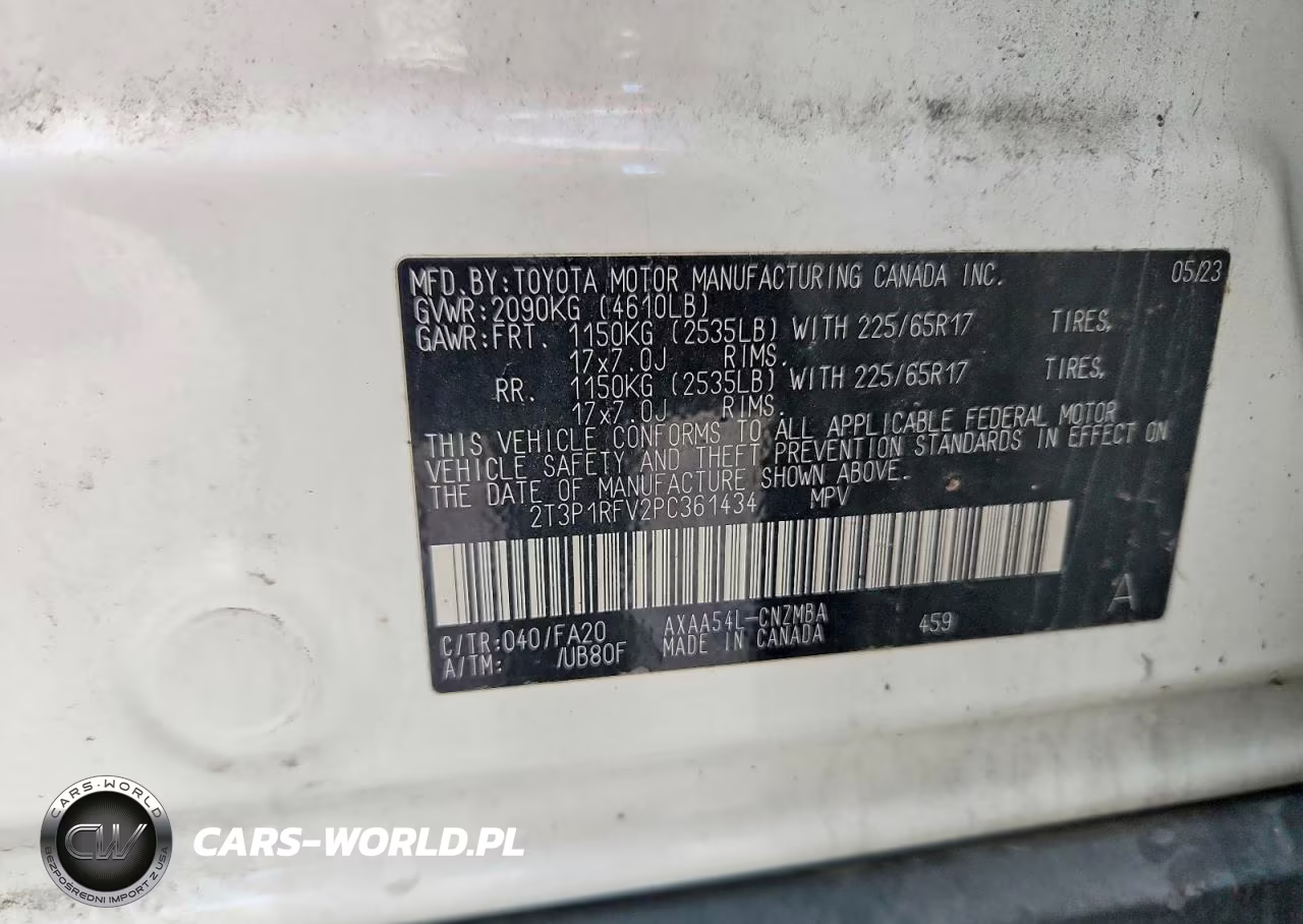 2023 Toyota Rav4 Xle VIN:2T3P1RFV2PC361434 - 14