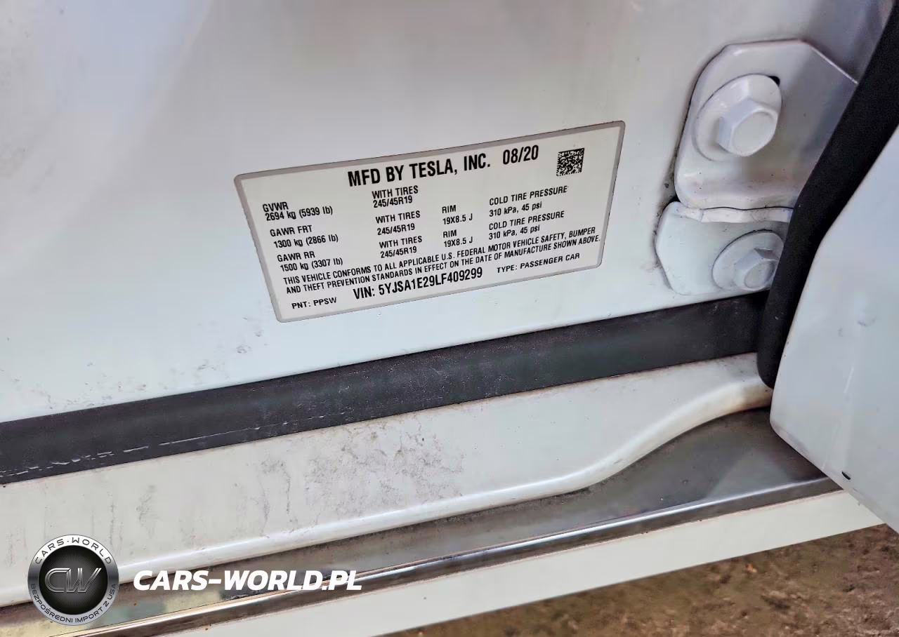 2020 Tesla Model S VIN:5YJSA1E29LF409299 - 13