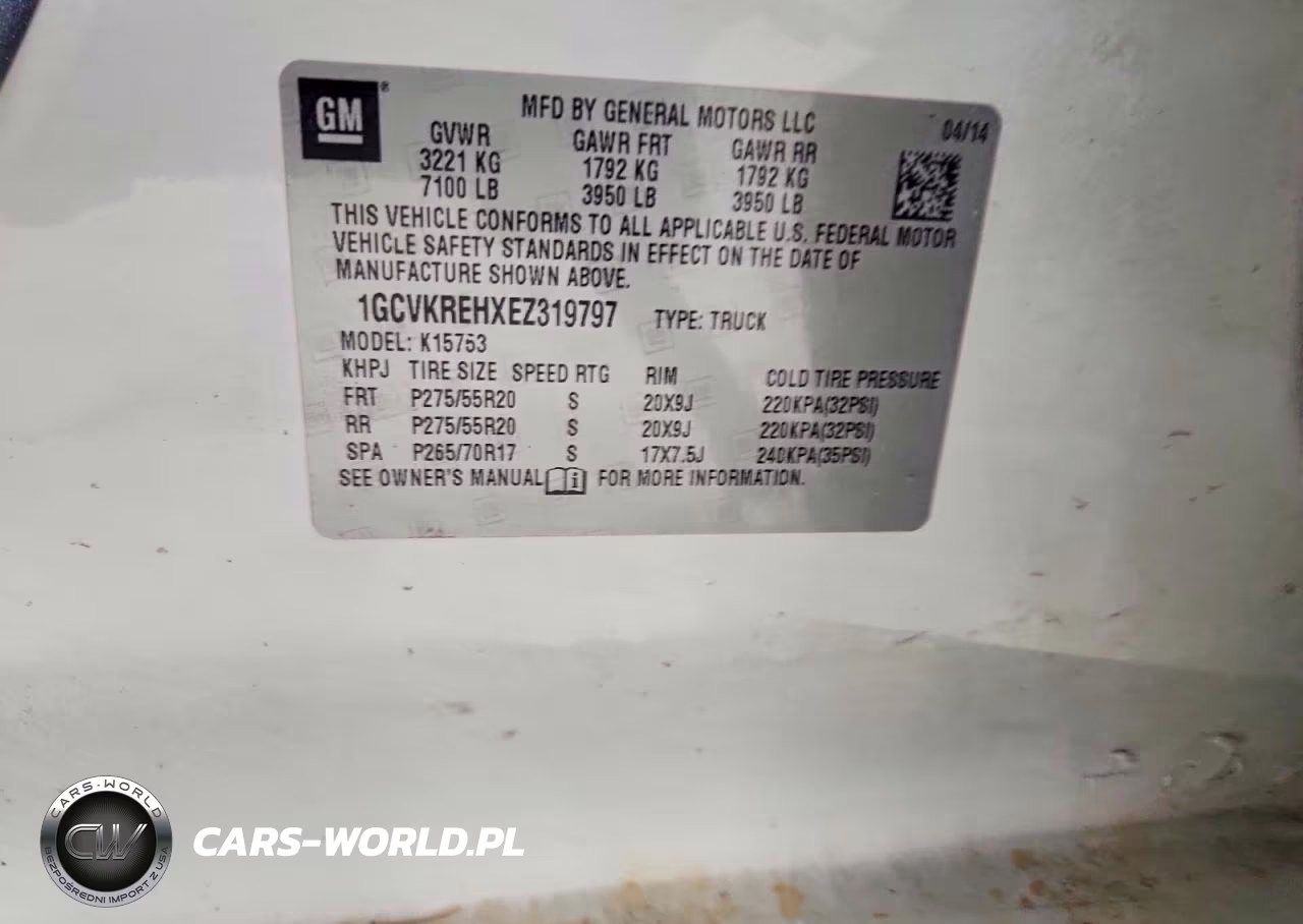 2014 Chevrolet Silverado K1500 Lt VIN:1GCVKREHXEZ319797 - 12