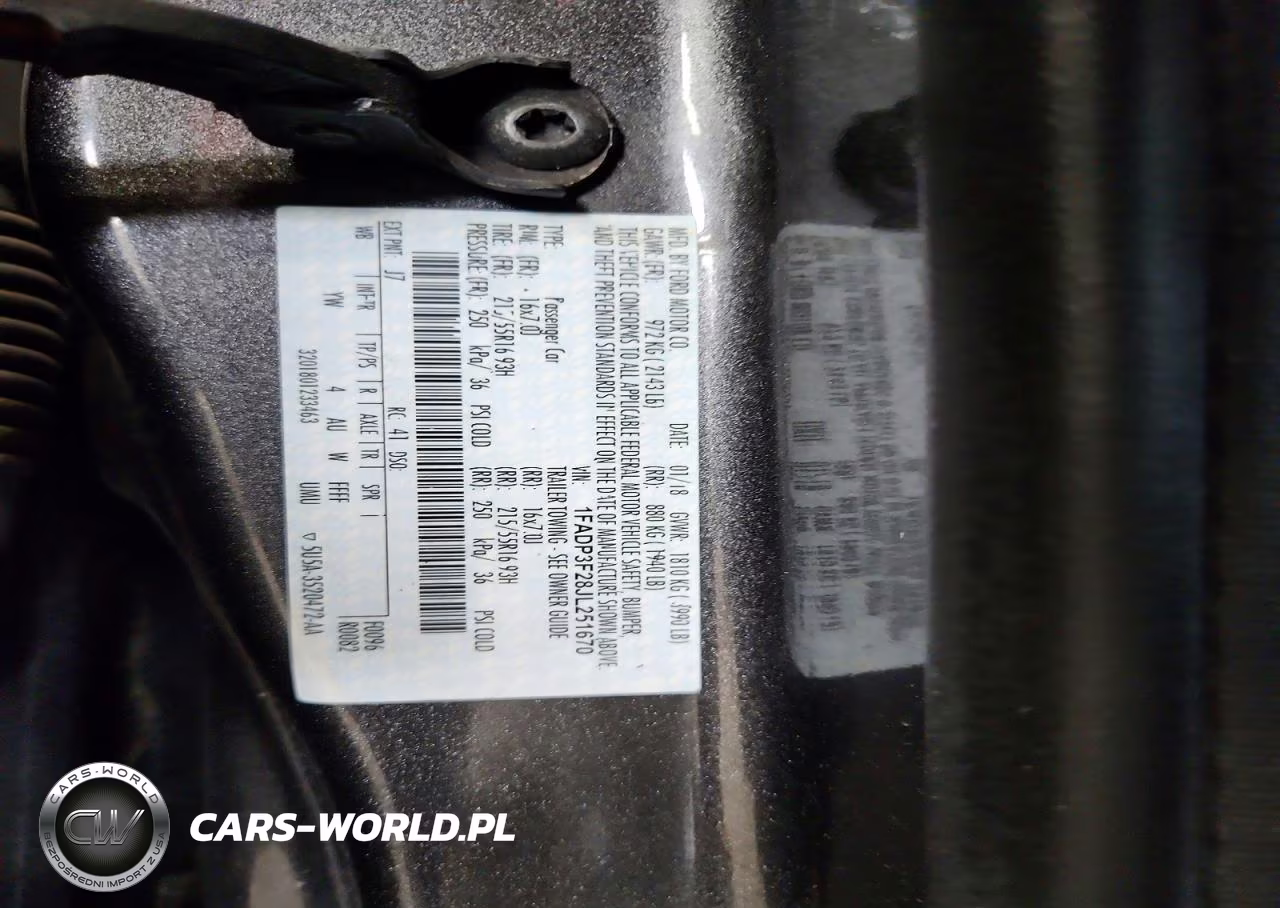 2018 Ford Focus Se VIN:1FADP3F28JL251670 - 13