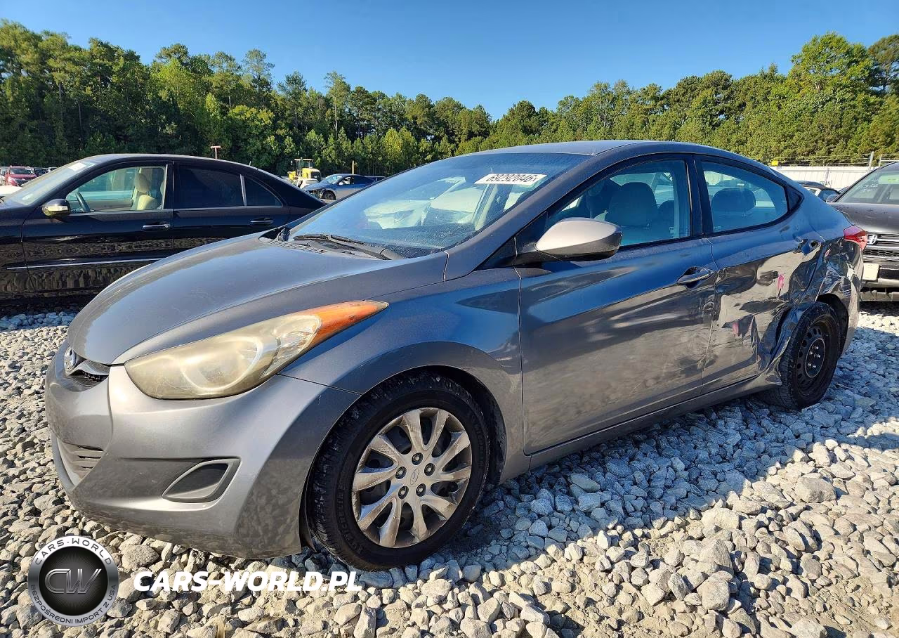 2013 Hyundai Elantra Gls VIN:5NPDH4AE9DH198954 - 1