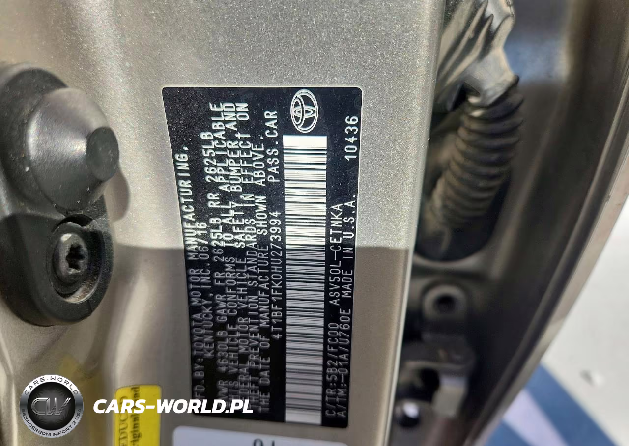 2017 Toyota Camry Le VIN:4T1BF1FK0HU273994 - 13