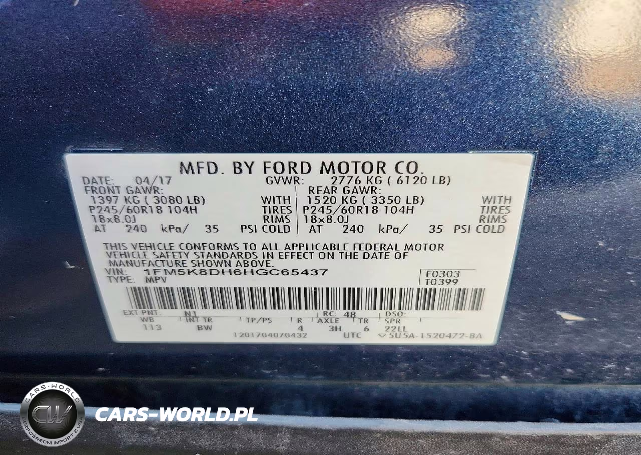 2017 Ford Explorer Xlt VIN:1FM5K8DH6HGC65437 - 13